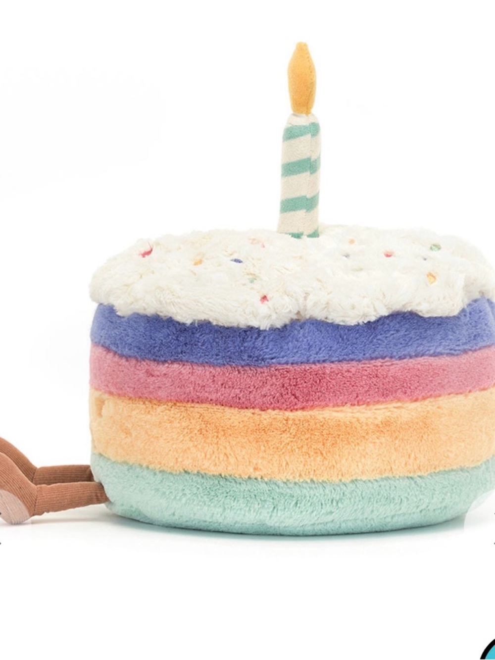 Jellycat Amuseables Rainbow Birthday Cake Medium - Picture 2 of 4